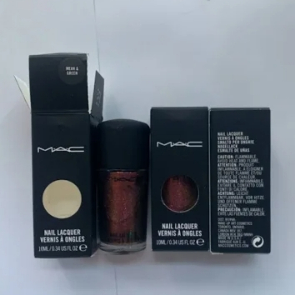 (3/$30) 3x New MAC Nail Lacquer discontinued - Mean & Green